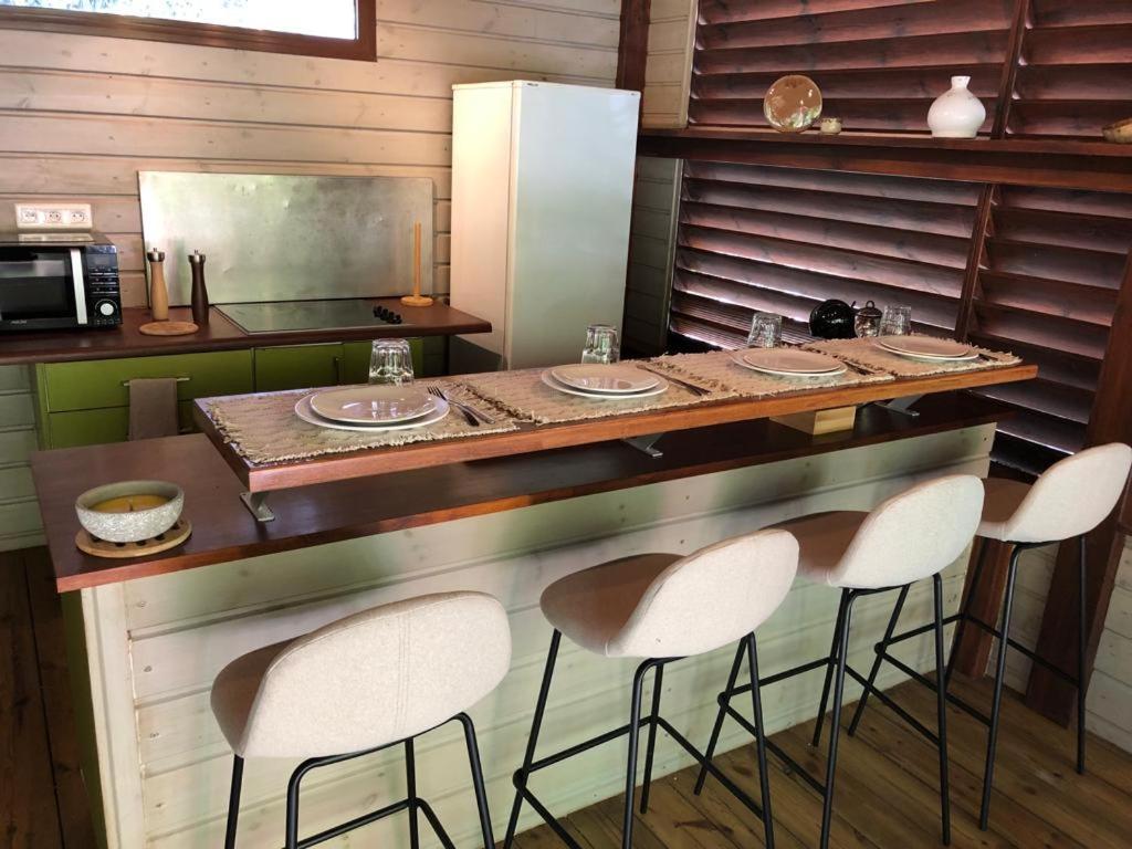 Eden Chalet, Spa Privatif Les Abymes Bagian luar foto